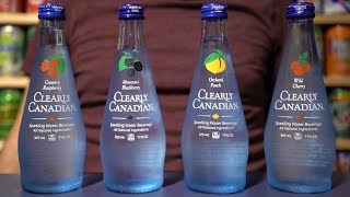 CTC Review 161  Clearly Canadian Raspberry vs Blackberry vs Peach vs Cherry [upl. by Yendroc]