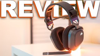 Corsair HS80 RGB Wireless Review [upl. by Steinberg]