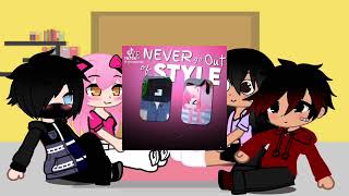 Aphmau SMP React to themselves 🤍☺️  Gacha Club Reaction  sorry that’s its rushed [upl. by Gitel911]