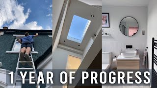 2021  ONE YEAR HOME RENOVATION TIMELAPSE [upl. by Anelaf840]