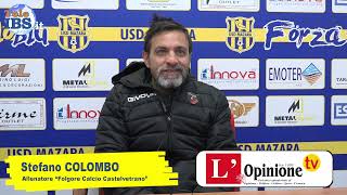 Stefano Colombo Allenatore quotFolgore Calcio Castelvetranoquot [upl. by Ahsenid811]