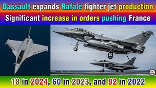 Dassault expands Rafale fighter jet production Significant increase in orders pushing France [upl. by Crockett]