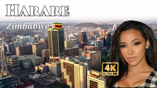 Harare Capital of Zimbabwe 🇿🇼 By Drone 4k harare zimbabwe dronevideo [upl. by Haimerej]