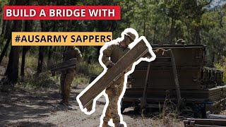 Build a bridge with AusArmy Sappers 🌉 [upl. by Sivra]