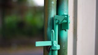 FOOT operated gate lock  BEST IDEAS [upl. by Ayaet518]