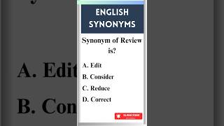 English Synonyms improve your knowledge [upl. by Anaizit]