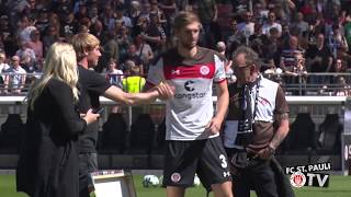 Spielerabschiede vor dem Spiel gegen Bielefeld I FC St Pauli TV [upl. by Walker]