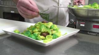 UIHC Healthful Recipes Garlic Brussels [upl. by Hartzel335]