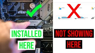Windows NOT Recognizing your Samsung m2 SSD TRY THIS [upl. by Hyatt]