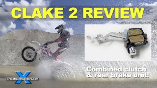 Clake Two review combined clutchlefthand rear brake setup︱Cross Training Enduro [upl. by Spevek]