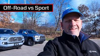 2021 Toyota Tacoma TRD OffRoad vs TRD Sport EXterior [upl. by Bundy272]