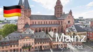 Mainz Germany Rheinland Pfalz 10 Places You Have To See In 4K [upl. by Tavie]