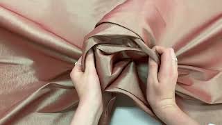 Stretch Shot Taffeta Coral Pink 10256 [upl. by Ayekram]