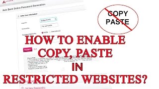 How To Enable Copy amp Paste On Annoying Sites That Block It [upl. by Itoc366]