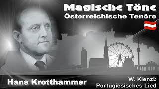 Hans Krotthammer mit einem Lied von Kienzl [upl. by Gnol]