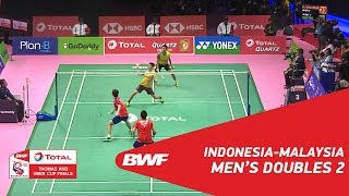 Thomas Cup  MD2  ALFIANARDIANTO INA vs CHIATEO MAS  BWF 2018 [upl. by Maggy221]