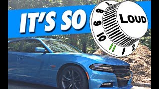 Charger RT Straight Pipe Exhaust MufflerResonator delete  Review [upl. by Abihsot265]