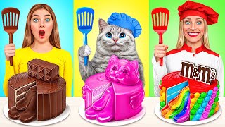 Me vs Grandma Cooking Challenge with Cat  Funny Challenges by Multi DO Smile [upl. by Freedman]