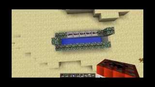 How to make a tnt cannon Minecraft [upl. by Ralfston]