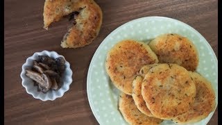 FOCACCINE DI PATATE IN PADELLA ripiene di funghi  facili gustose e Gluten Free [upl. by Euqinu]