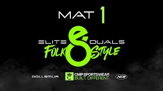 Mat 1  2024 Elite 8 Duals  Folkstyle [upl. by Coffey474]