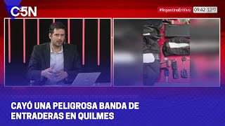 CAYÓ una PELIGROSA BANDA de ENTRADERAS en QUILMES [upl. by Okram341]