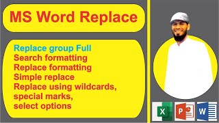 Ms Word Lecture  23  MS Word replace editing group  MS Word Tutorial for Beginners to advance [upl. by Werdna383]