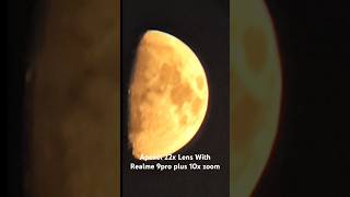 Moon zoom with Apexel 22x lens  Moon Zoom with Apexel lens  Apexel Lens photography [upl. by Enitsirc]