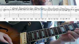 Delaunays dilemma Milt Jackson solo transcription for guitar [upl. by Notnyw]