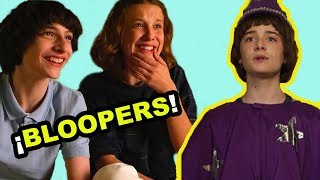 BLOOPERS De Stranger ThingsRisa TOTAL 😂 [upl. by Christoper]