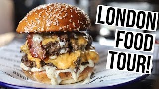 London Food Tour 3 MUST TRY London Restaurants [upl. by Kimmie456]