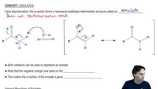 Formation of Enolates [upl. by Aleunamme]