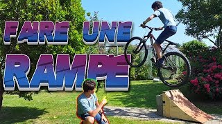 COMMENT FAIRE UNE RAMPE POUR VELO [upl. by Aiuoqes695]