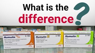 Humulin N Vs Humulin R Vs Humulin 7030 Review  Insulin N Vs Insulin R Vs Insulin 7030 In Urdu [upl. by Roselani]