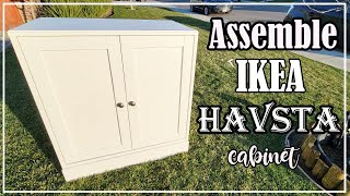 How to assemble Ikea HAVSTA cabinet [upl. by Bent]