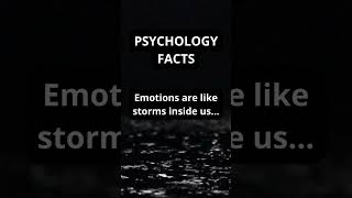 Emotions are like storms inside us 🌪 motivation psychologymindfacts psychologyfacts subscribe [upl. by Lempres]