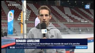 Renauld Lavillenie au Perche Elite Tour de Rouen quoton est jamais à l’abri d’une bonne surprisequot [upl. by Eddi]