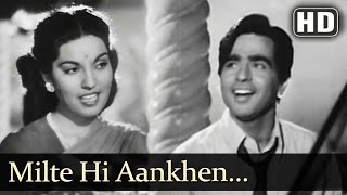 Milte Hi Aankhen HD  Babul Songs  Dilip Kumar  Nargis  Talat Mahmood  Filmigaane [upl. by Natalia]