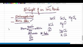 Whats the REAL Secret to Ionic Bond Strength [upl. by Langelo]