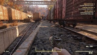 Fallout 76 Morgantown Trainyard [upl. by Larentia]