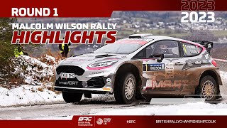 Malcolm Wilson Rally Highlights  Fourmauxs frenzy in the Lakes I 2023 British Rally Championship [upl. by Acino]