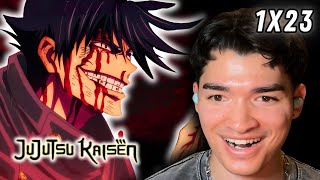 MEGUMI DOMAIN EXPANSION  Jujutsu Kaisen Season 1 Episode 23 Reaction [upl. by Retsof68]