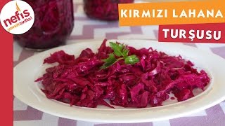 Kırmızı Lahana Turşusu  Turşu Tarifi  Nefis Yemek Tarifleri [upl. by Justen]