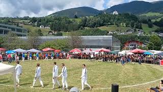 Länderranggeln zwischen Salzburg Tirol und Südtirol am 4 August im Mittersill [upl. by Yenitirb]