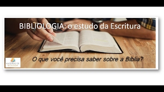 BIBLIOLOGIA AULA1 [upl. by Holly520]