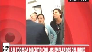 Asi Todesca se peleó con empleados del Indec [upl. by Doowyah]