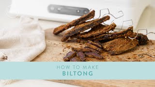 How to make BILTONG in a Food Dehydrator [upl. by Mano541]