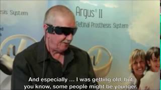 Argus II Manchester User Testimonial  Artificial Retina  Bionic Eye [upl. by Ellehcram912]