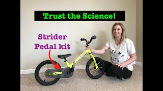 How to add Easy Ride pedal kit to Strider 14x [upl. by Sible]