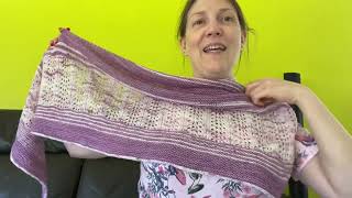 Video Focus Tricot 🧶  Châle Saison ❤️❤️❤️ [upl. by Eleonora]